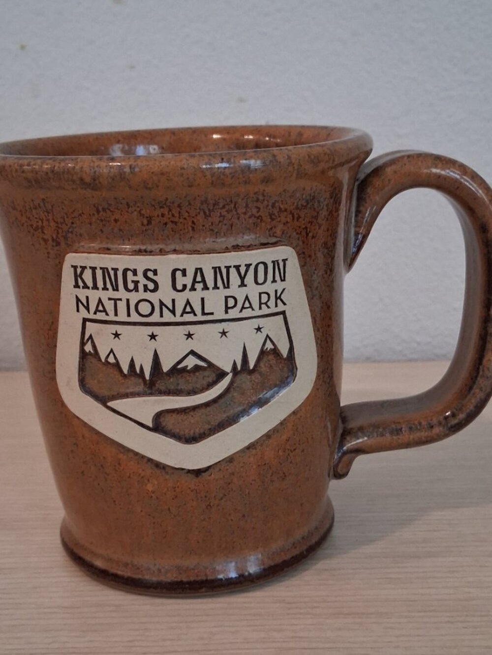 Sunset Hill Stoneware Kings Canyon National Park Mug Handcrafted USA Speckled